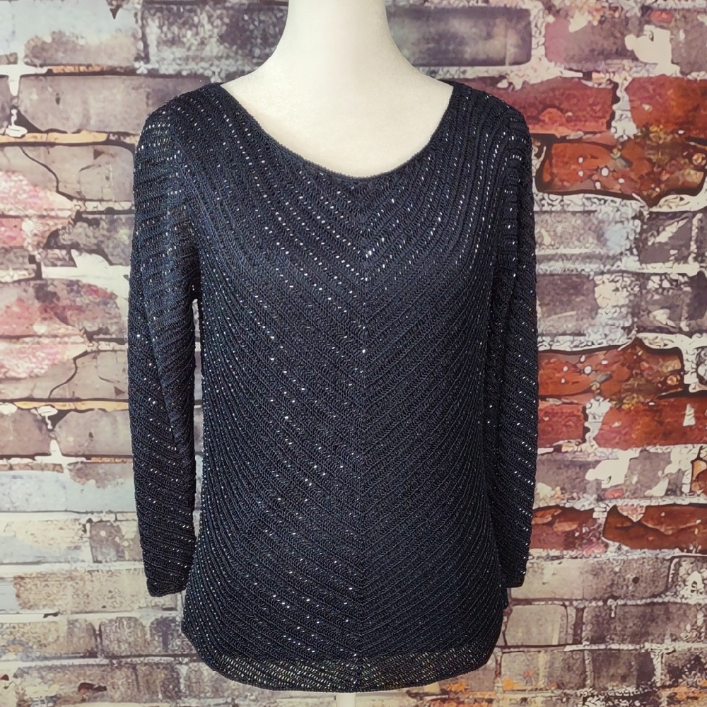 Carmen Marc Valvo Collection Embellished Top